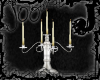 *silver* candelabra