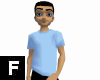 F Light Blue Tshirt