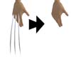 RETRACTABLE angel claw R