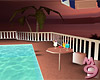 Sunset Pool Scene