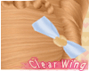 BabyGal Hair Bow BlueTan