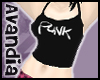 Av~Goth/Punk PJ Top (LG)