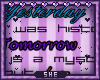 today is a gift Sticker