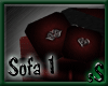(sS) Hearts Sofa One