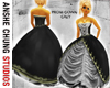 [ACS] PROM GOWN - GREY