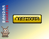 (BS) FAMOUS Sticker