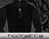 Black Pinstripe Vest 2