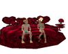 Hot 14 pose Heart bed