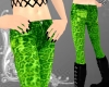 Leopard Skinnies [green]