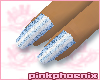 Angel Striped Nails