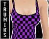 Purple Cheqs Tank