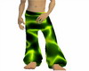 SEXY GREEN BLACK PANTS