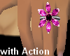 ! Purple Flower ring!!