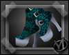 Tall Blue Boots