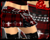[bz] Slick Punk Plaid Sk