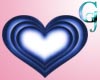Flashing Blue Heart