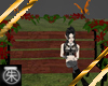 }T{Red flower bench