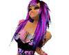 pink blue black