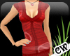 *Knit* Short Dress Red