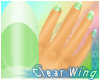 CW French Tips~Green