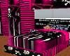 HotPink&Blak Bedroom Set