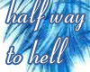 half way to hell sticker