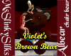 (MSS) ChairBear Brown VK
