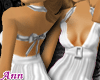 ANN Tie Back Top WHITE