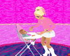 baby girl in highchair