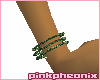 Sparkling Emerald Bangles