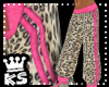 {K} Pink Leo Genie Pants