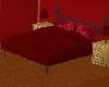 red small bedroom