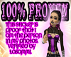 LaSammi proof sticker