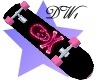Pink Toxic Skateboard
