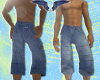 Destroyed Dark Shorts