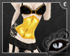 [Dolly]Gold Shiny Corset