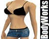 BlackBikini & JeanShorts