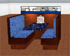 Booth with Blue Bandana