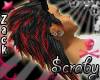 $Zack Black/red tips$