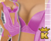 {K} Pink Dress & Bra