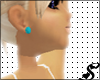 [S] Teal Studs
