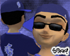 Crooked G Cap: Blue