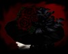 Gothic Vamp Rose Hat