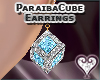 Cube earrings available in 5 different colors!
