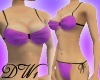 Purple/Black Bikini