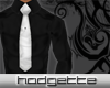 {H}Shirt+Tie - White
