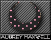 Pink & Black Earring