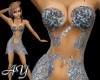 [AY] silver angel dress
