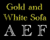 Angel Gold & White Couch