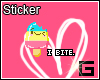 I Bite Sticker